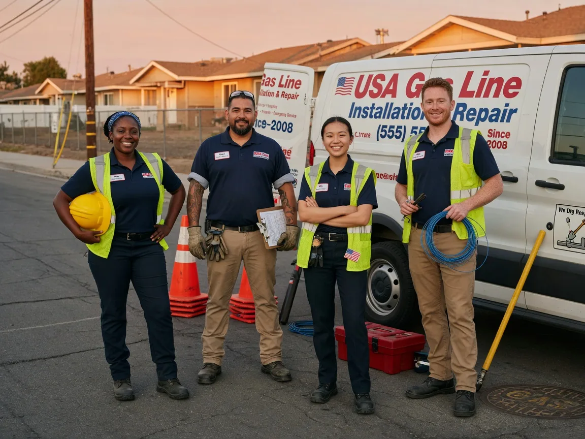Gas Line Installation company in Oak Hall, VA